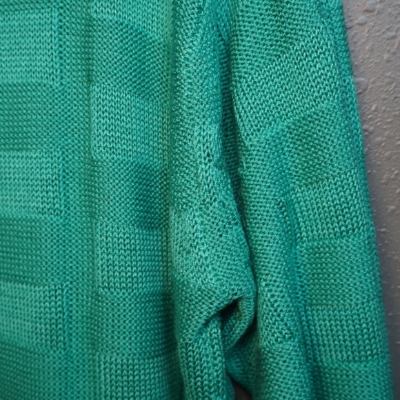 Lacoste Mens Light Green Chemise Crew Neck Vintage Long Sleeve Sweater Size XL - Picture 8 of 9